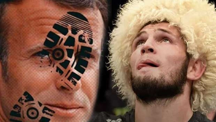Khabib Nurmagomedovtan Fransa Cumhurbaşkanı Emmanuel Macrona ayetle cevap Khabib Nurmagomedovtan Fransa Cumhurbaşkanı Emmanuel Macrona ayetle cevap