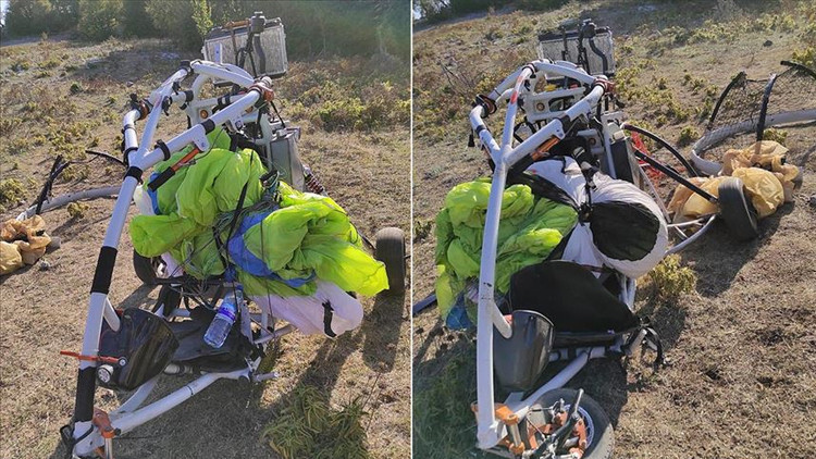 Hatayda paramotor operasyonu