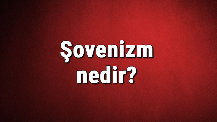 Şovenizm nedir Şovenist ne demek Şovenizm tarihi ve kurucusu hakkında bilgi