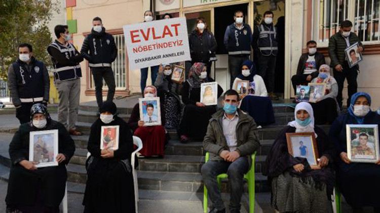 HDP önündeki evlat nöbetinde aile sayısı 159a çıktı