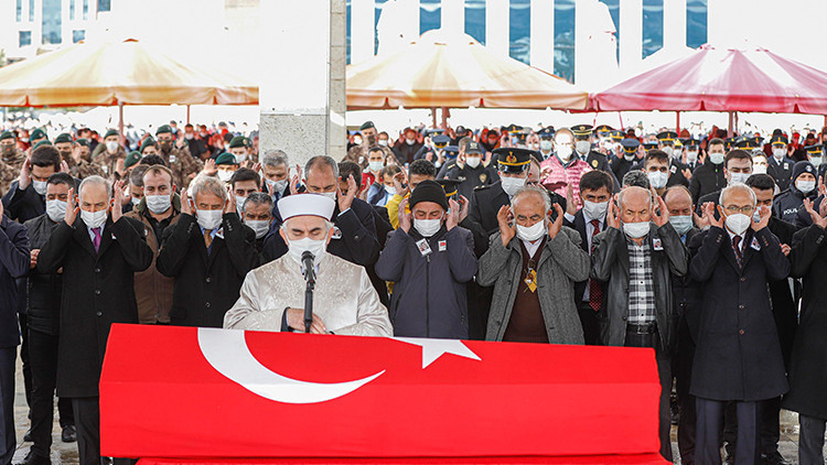 Resulayn şehidi Uzman Çavuş Oğuzhan Anar, Ankarada son yolculuğa uğurlandı