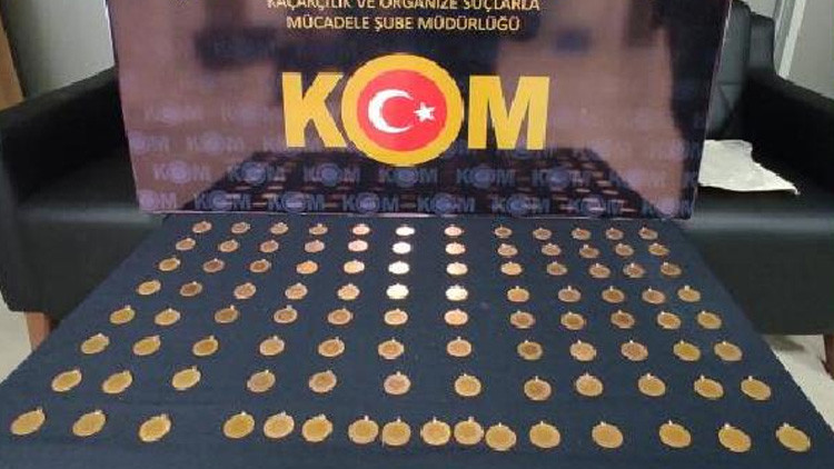 Şanlıurfa’da 100 sahte cumhuriyet altını ele geçirildi
