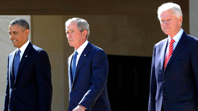 Bidena eski başkanlardan destek