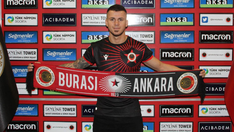 Gençlerbirliği, sol kanat oyuncusu Srdjan Spiridonovici kadrosuna kattı