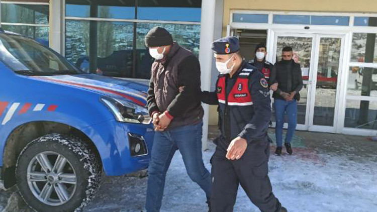 Ağıldan 124 koyun çalan 7 kişi tutuklandı