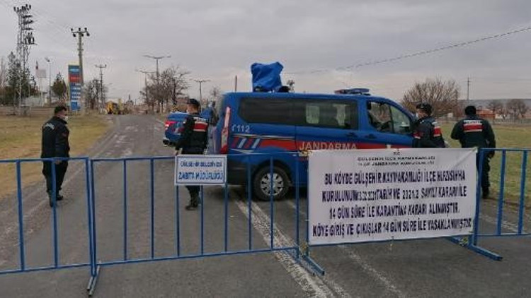 Mutasyonlu koronavirüs nedeniyle köy karantinaya alındı