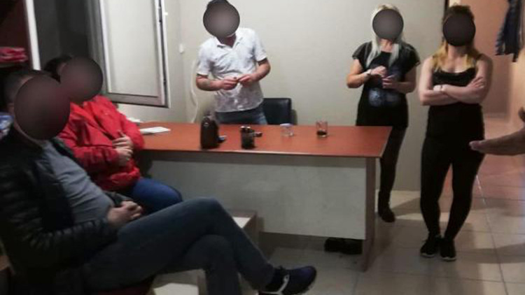 Antalyada kapalı olması gereken SPAya baskın