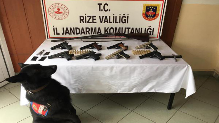 Rize’de silah kaçakçılığı operasyonu