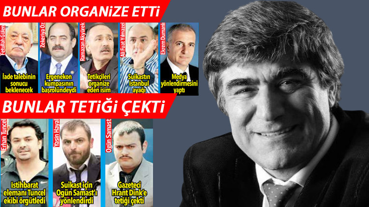 Dink davasında ‘baron’lara da ceza