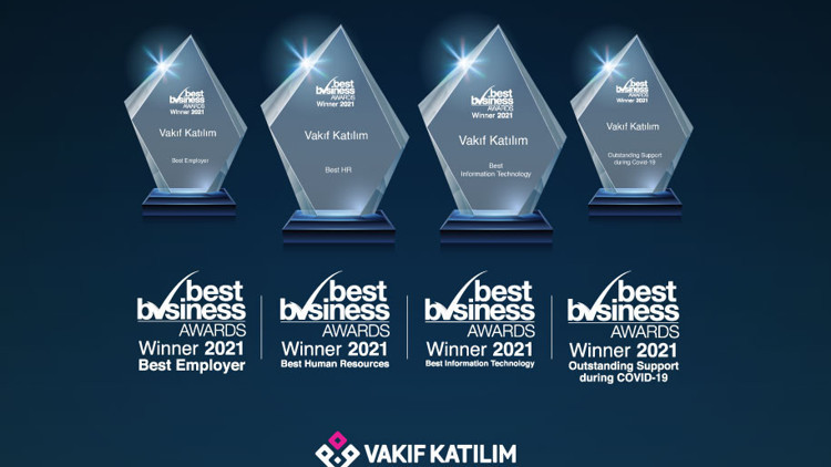 Best Business Awards’tan Vakıf Katılım’a 4 büyük ödül