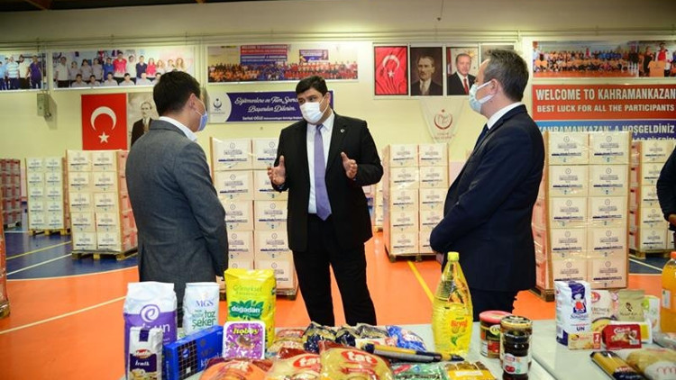 5 bin koli dağıtılıyor