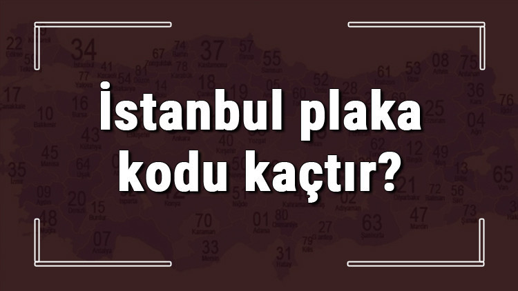 İstanbul plaka kodu kaçtır İstanbul ve ilçelerinin plaka harfleri İstanbul plaka kodu kaçtır İstanbul ve ilçelerinin plaka harfleri
