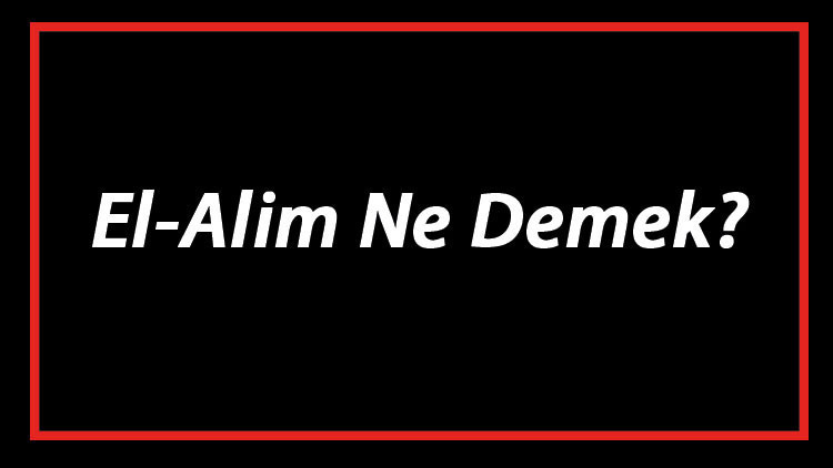 El-Alim Ne Demek El Alim Esması Türkçe Anlamı Ve Ya Alim Zikrinin Fazileti İle Faydaları