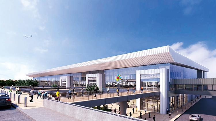 Almatı Havalimanı’nı işletmeye başladı