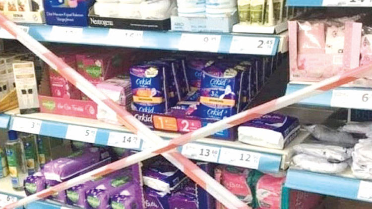 Marketlerde ped karmaşası