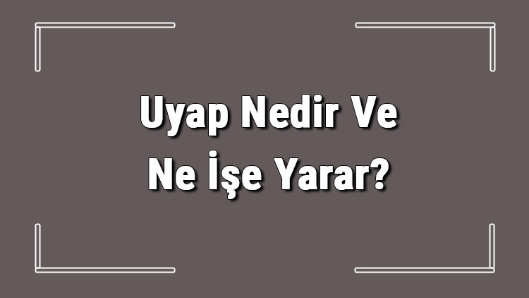 Uyap Nedir Ve Ne İşe Yarar Uyap Nasıl Ve Kimler Kullanır