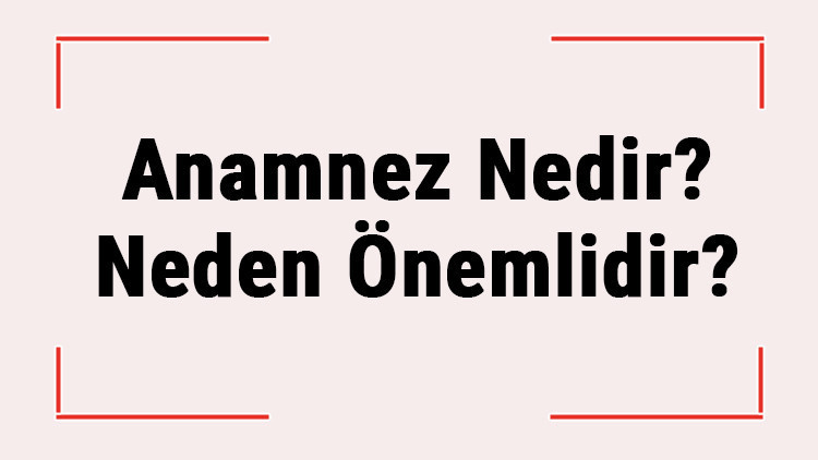 Anamnez Nedir Neden Önemlidir Anamnez Formu Nedir
