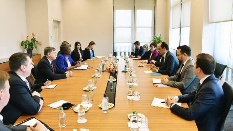 Son dakika: Cumhurbaşkanlığı Sözcüsü Kalın, ABDnin BM Daimi Temsilcisi Greenfield ile görüştü