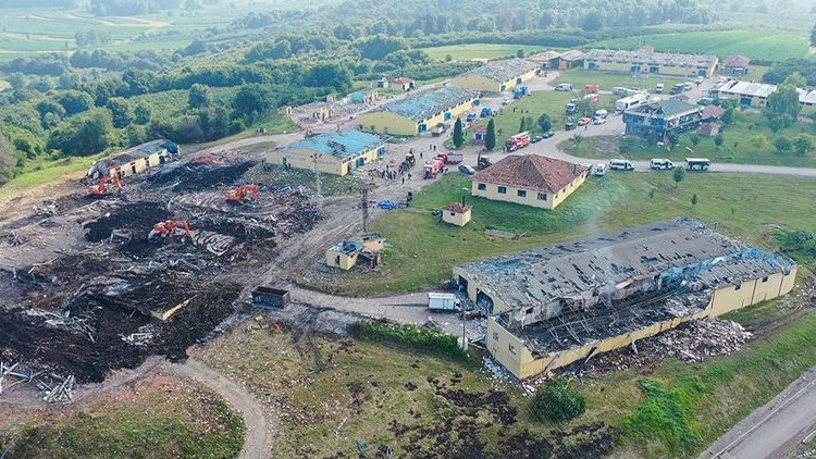 Sakaryada havai fişek fabrikasındaki patlamaya ilişkin 7 sanığın yargılanması sürüyor
