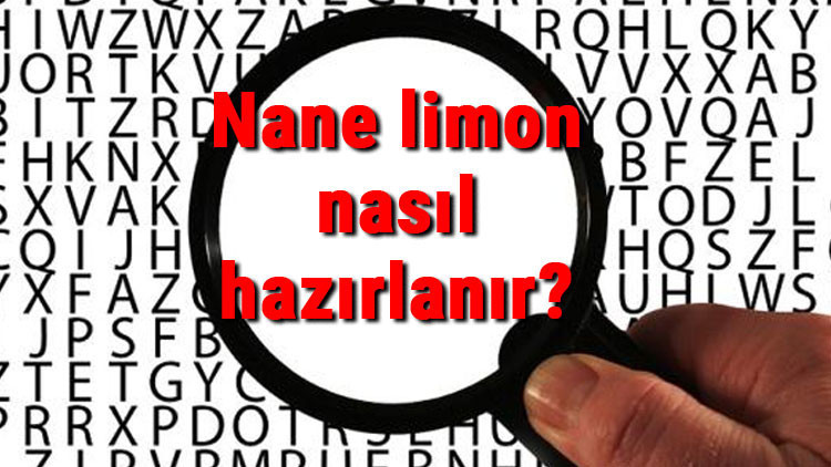 Nane limon nasıl hazırlanır, nasıl yapılır Nane limon suyunun faydaları nelerdir, ne işe yarar
