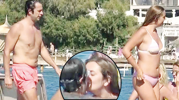 Atakan Çelik ve eşi Zeynep Mızrak  Yalıkavak’ta