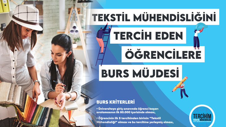 Tekstilde hem burs hem iş imkanı