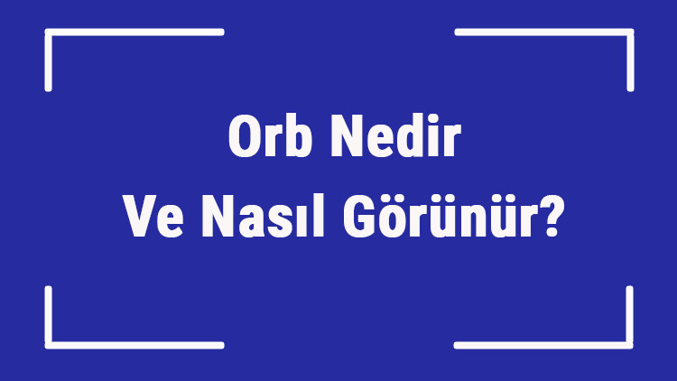 Orb Nedir Ve Nasıl Görünür Orb Renkleri Ve Anlamları