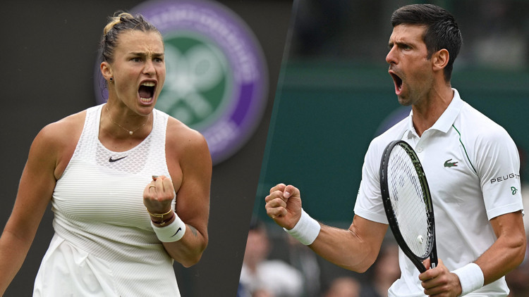 Wimbledonda heyecan başladı Djokovic, Rublev, Sabalenka ve Kenin turladı Wimbledonda heyecan başladı Djokovic, Rublev, Sabalenka ve Kenin turladı