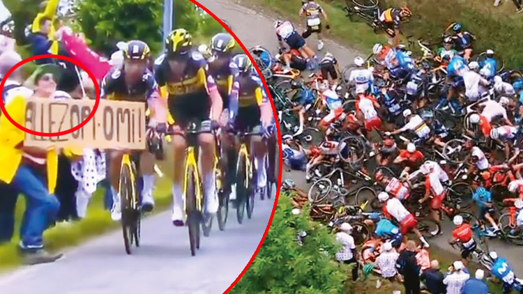 Fransa bu kadını arıyor Pankart açtı yarışı dağıttı