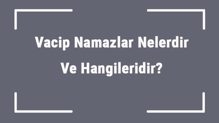 Vacip Namazlar Nelerdir Ve Hangileridir Vacip Namazların Kılınışları, Rekatları Ve Faziletleri Vacip Namazlar Nelerdir Ve Hangileridir Vacip Namazların Kılınışları, Rekatları Ve Faziletleri