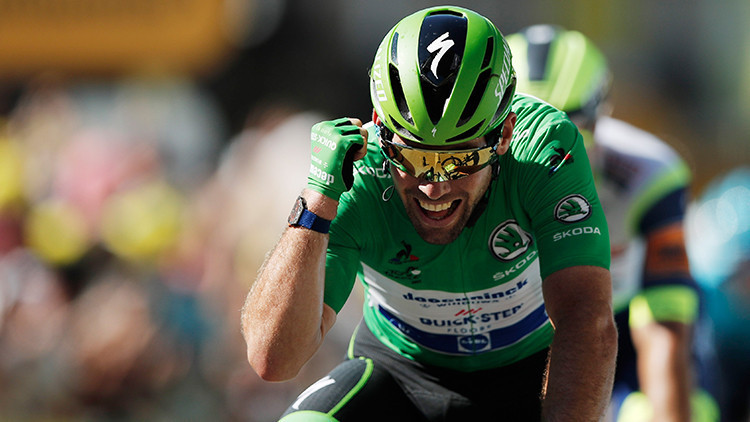 Fransa Bisiklet Turunun 13. etabını Mark Cavendish kazandı Fransa Bisiklet Turunun 13. etabını Mark Cavendish kazandı