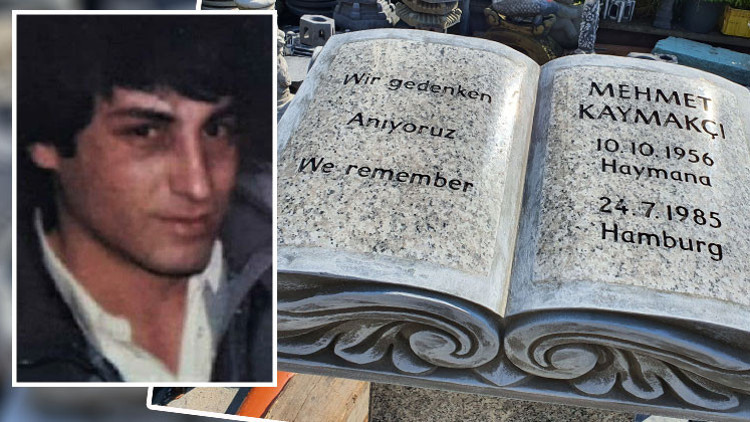 Mehmet Kaymakcı anısına anıt heykel