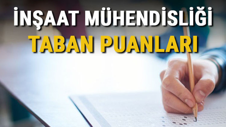 İnşaat Mühendisliği taban puanları, başarı sıralamaları ve kontenjanları 2021 İnşaat Mühendisliği taban puanları, başarı sıralamaları ve kontenjanları 2021