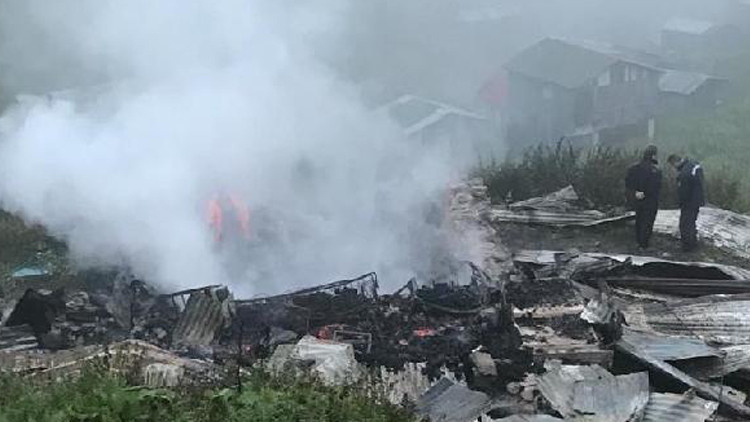 Artvinde acı olay Yangında torununu kurtardı, kendisi hayatını kaybetti