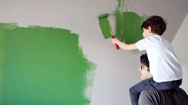 Evlere pandemi boyası