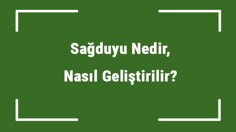 Sağduyu Nedir, Nasıl Geliştirilir Felsefede Sağduyu Ne Anlama Gelir Sağduyu Nedir, Nasıl Geliştirilir Felsefede Sağduyu Ne Anlama Gelir