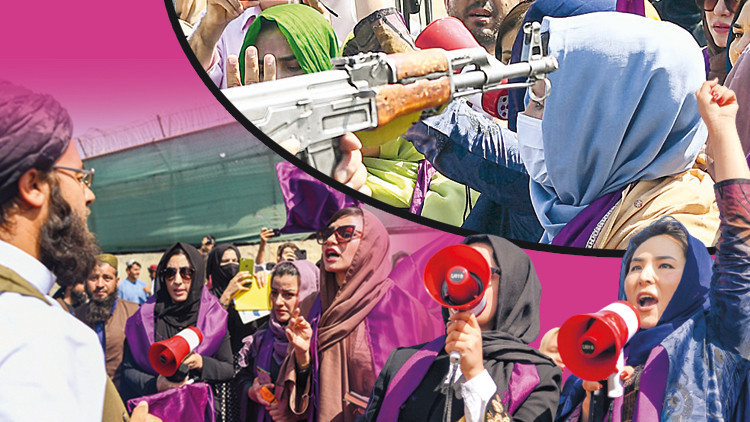 Kabil’de kadınlar başkaldırdı: Taliban bizi evde tutamazsın Kabil’de kadınlar başkaldırdı: Taliban bizi evde tutamazsın