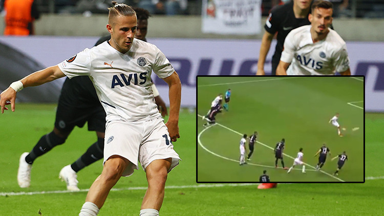 Son Dakika: Fenerbahçe Frankfurtta galibiyet santimlerle kaçırdı O an...