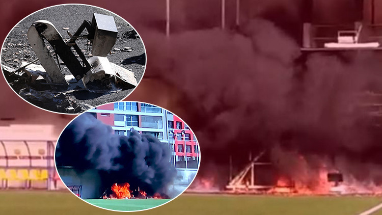 Son Dakika Haberi... Andorra-İngiltere maçının oynanacağı statta yangın çıktı VAR monitörü... Son Dakika Haberi... Andorra-İngiltere maçının oynanacağı statta yangın çıktı VAR monitörü...