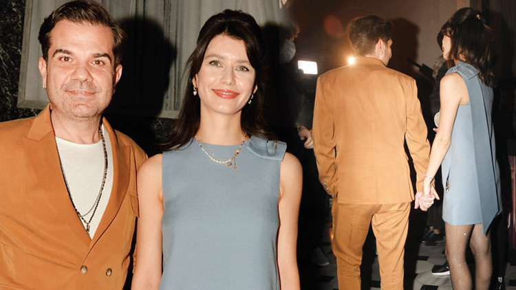 Tarihi diziye renkli gala... Kenan Doğulu ve Beren Saat de oradaydı