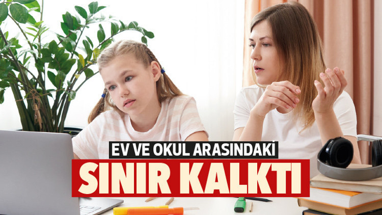 Ev ve okul arasındaki sınır kalktı