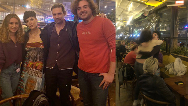 Halsey sevgilisi Alev Aydın ile Türkiyeye geldi, hayranlarıyla kucaklaştı