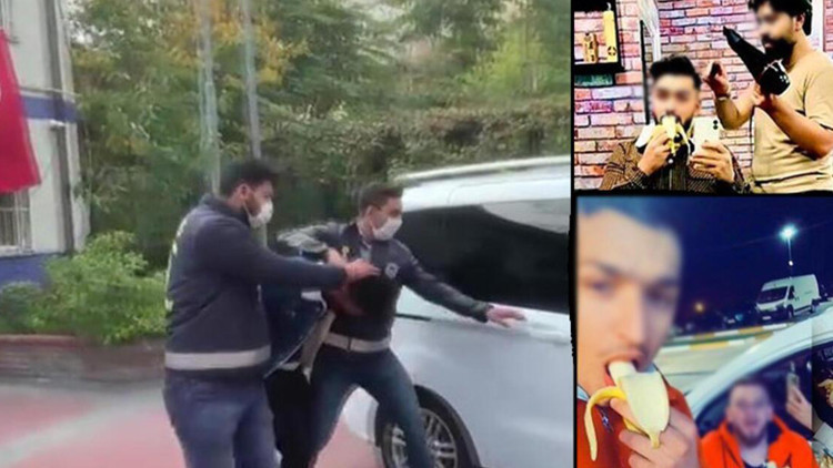 Muz yeme paylaşımları yapmışlardı 45 yabancı uyruklu hakkında sınır dışı işlemi sürüyor