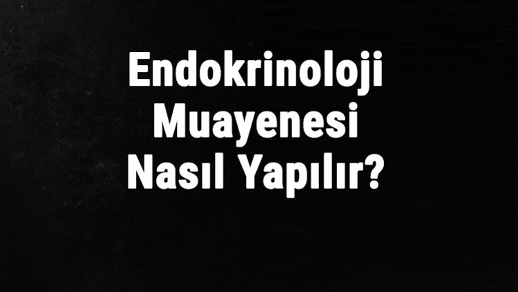 Endokrinoloji Muayenesi Nasıl Yapılır Endokrin Kan Tahlilleri Nelerdir Endokrinoloji Muayenesi Nasıl Yapılır Endokrin Kan Tahlilleri Nelerdir