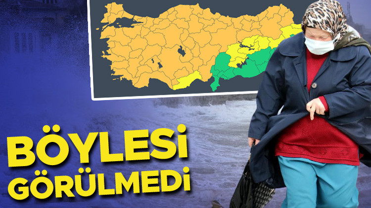 Lodos felaketi Meteorolojiden 67 kente sarı ve turuncu uyarı Sıcaklık azalıyor...