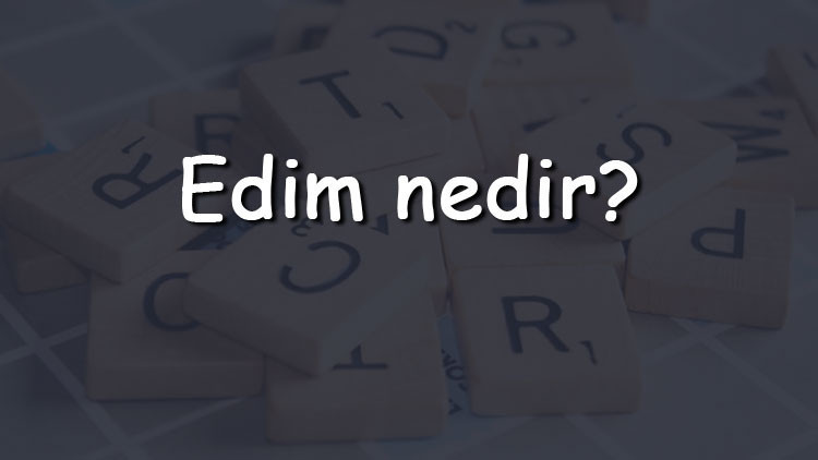 Edim nedir Borçlar hukukunda edim ne demek Felsefede edim Ne Anlama Gelir