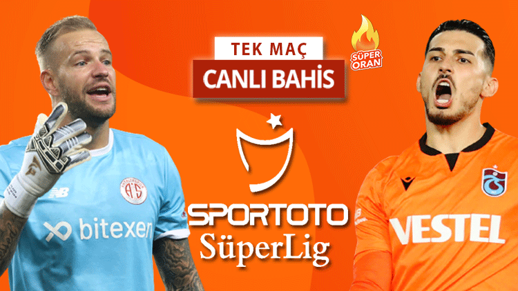 Trabzonsporun 412 gündür deplasmanda bileği bükülmüyor Antalyasporda 6 eksik, iddaada öne çıkan...