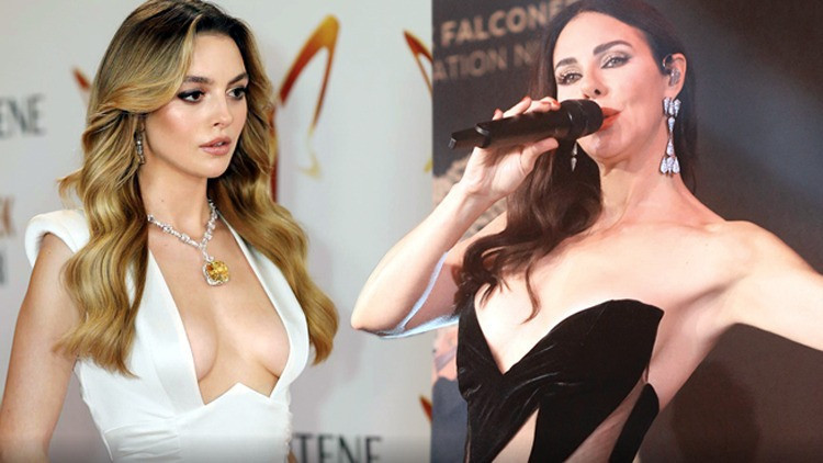 Melis Sezen’in ardından Defne Samyelinin kıyafeti olay oldu