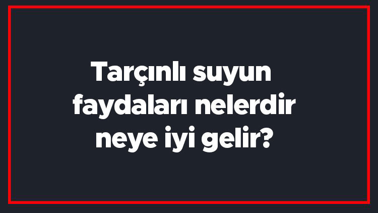 Tarçınlı suyun faydaları nelerdir, neye iyi gelir Tarçınlı su nasıl hazırlanır, ne zaman içilmeli