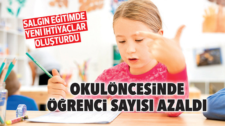 Okul öncesinde öğrenci sayısı azaldı